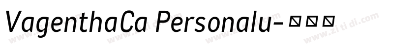 VagenthaCa Personalu字体转换